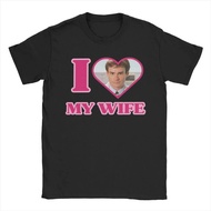 I Love James Wilson House MD T-Shirt for Men Amazing Cotton Tee Shirt Round Collar Short Sleeve