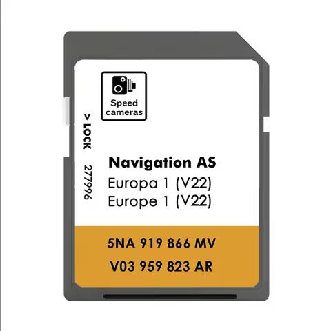 NEW for VW Discover Media Navigation AS V22 Version Update UK Europe Maps 2025 Sat Nav EU SD Card 5N