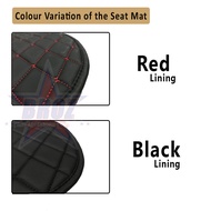 Premium DAD Anti Slip PVC Car Seat Mat Cushion Cover  Hook Lock Finishing WaterproofFittingComfortab