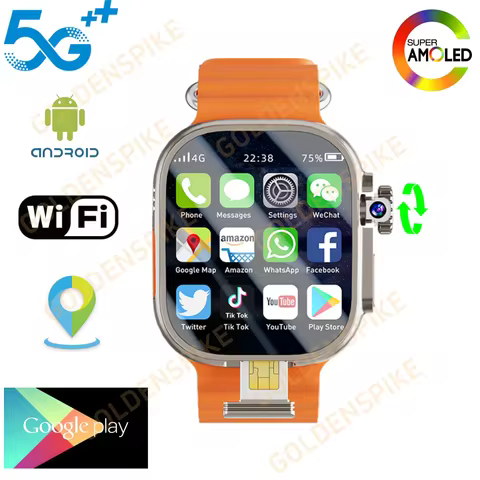 S10 Ultra Max Smartwatch 2025 Male Men Watch 2.2inch Amoled Rotary Camera Video Call GPS WIFI App St