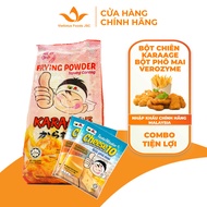 COMBO Bột chiên gà giòn KFC Karaage + 2 túi Bột Phô Mai Lắc Verozyme 30g Thượng hạng