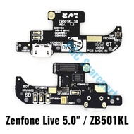 Original Asus Zenfone Live 5.0 Connector Pcb Connector Charger Board 5.0 Quot; Zb501kl A007 Flexible