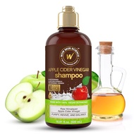 WOW Skin Science Apple Cider Vinegar Shampoo - Hair Growth Shampoo For Thinning Hair, Hair Loss & Da