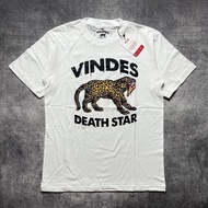 Tshirt VINDES X TEENAGE DEATH STAR - VINDES DEATH STAR WHITE Cotton combad 24s Unisex