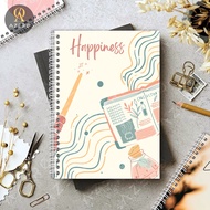 A5 Spiral Notebook Aesthetic Diary Book Journal Book Note Book Note Book Aesthetic School Stationery