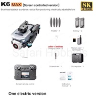Drone K6 Max LCD Screen Brushless Dual HD Kamera 8K ESC OAS