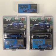 MINI GT #268 Ford Mustang Shelby GT500 Ford Performance Blue [USA Exclusive] - Chase & Regular