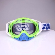 windproof sports Outdoor gog แว่นวิบาก 100% แว่นตากันลม แว่นสกี กันฝุ่น แว่นกันแดด แว่นใส่ขับมอเตอร์ไซค์ แว่นหมวกกันน็อค