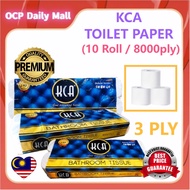 【30Roll】KCA Toilet paper Bathroom Tissue (8000ply X 3Ply X 10 Rolls ) Premium Toilet Paper KCA Hot