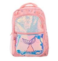 ✈✈ Smiggle Backpack Glitz Backpack  MERMAID CORAL กระเป๋าเป้สมิกเกอ หางนางเงือกสีโอรส ของแท้ ✈✈ AUD พร้อมส่ง!!