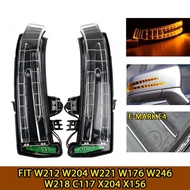 For 2007-2018 Mercedes-Benz W176 W204 W212 W218 W221 W246 C117 X156 X204 Side Mirror Turn Signal Lig