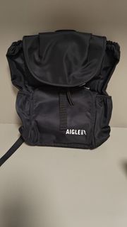 AIGLE 黑色防水背包 backpack