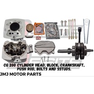 CG 200 Cylinder Head, Cylinder Block, Crankshaft HIGH QUALITY