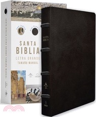 Biblia Reina Valera 1960 Letra Grande. Piel Premier Negro, Índice, Tamaño Manual / Spanish Bible Rvr 1960 Handy Size Large Print Bonded Leather Black