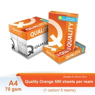 Kertas A4 Quality Orange 70gsm (1 kotak/5 rim)