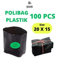 Polybag package 100 pcs Size 20 X 15 cm Plant Polybag
