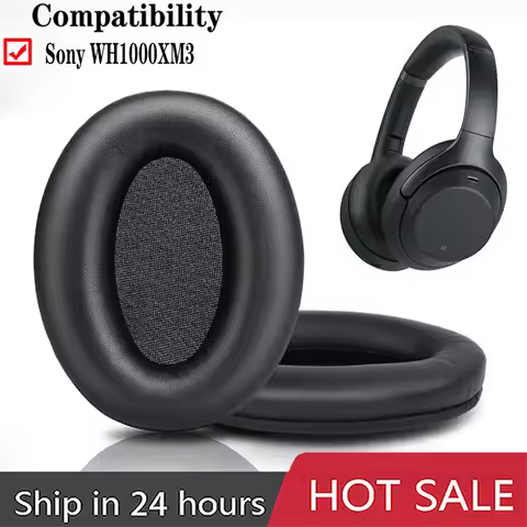 Ear Pads for Sony WH-1000XM2 WH-1000xm3 WH-1000XM4 Headphones High Quality Foam Ear Pads Cushions Wi