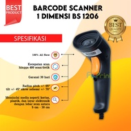 Barcode Scanner 1D Newland Iware BS-1206 USB Wired , Scanner BS 1206