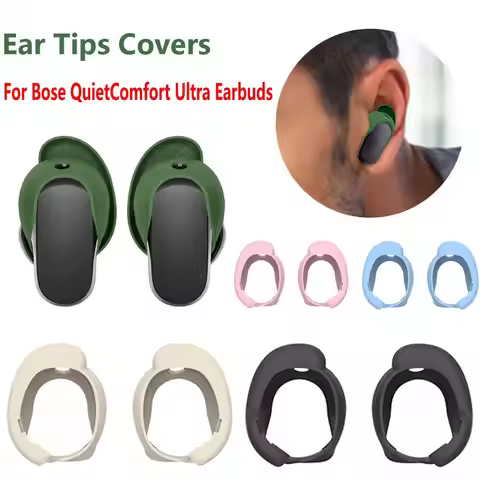 3 Pairs Silicone Ear Tips Covers Ear Tips Replacement Comfortable Ear Tips Reusable Washable for Bos