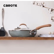 Carote Bio Gray Non-Stick Frying Pan 24cm Available With Lid