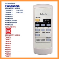 Suitable for KDK Panasonic ceiling FAN Remote Control