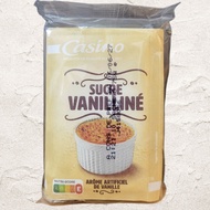 CASINO < Lot 7.5gr x 10 packs > VANILLIA Sugar / FRANCE / Sugar with Vanilla Extract