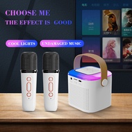 100% genuine&gt; Wireless Karaoke Mini Portable Speaker Bluetooth with Mic Home Party Outdoor Camping Entertainment Karaoke Speaker 藍牙音箱