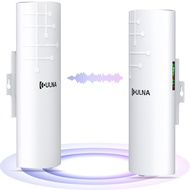 Point to Point Wireless Bridge Outdoor, ULNA 5.8G Long Range WiFi Bridge Kit CPE with 14DBi High Gai