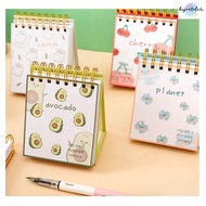 bujoatelier [100 days] Mini Table Planner Cute Planet Avocado Hamster Inushiba Poached Egg Tracker G