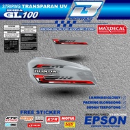 Transparent UV GL 100 Maxdecal Premium Cutting Neat Striping (yt27)