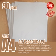 A4 90gsm Art Paper Brochure Paper