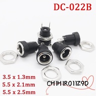 CHIHIRO11Z9D 10Pcs DC Power Jack, Plug Adapter 2 Terminal 2 Pin Supply Socket Connector, 3.5*1.3mm 5