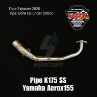 pipe header leher knalpot wrx aerox k175 wrx racing