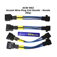 Accent Wire Positive Universal Ignition Coil Socket Honda Silver Booster Wire Connector Car Ignition