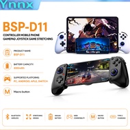 D11 Wireless Mobile Gamepad Controller HALL Effect Type C iPhne Android Stretching Joystick Gamepad