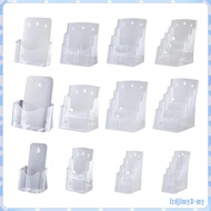 [LzdjlmyabMY] Acrylic Brochure Holder, Flyer Holder, Transparent Display Stand, Countertop Organizer