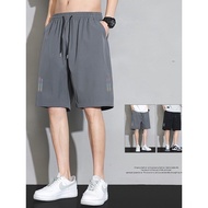 DZB HOME New Sports Shorts 2 Colors Gray Black There Are 2 Pockets On Both Sides. The Elastic Waist 