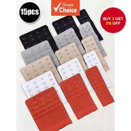 Fifteen-Pack Elastic Bra Extenders with 2/3/4 Hooks – Adjustable, Comfortable & Includes 1 Elegant G