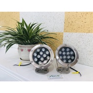 12W water sound call, IP67 spotlight, IP67 waterproof light, 2700k gold light