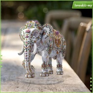 [LovoskibcMY] 2D Flat Elephant Acrylic Sign Tabletop Decoration for Bedroom Cabinet Shelf