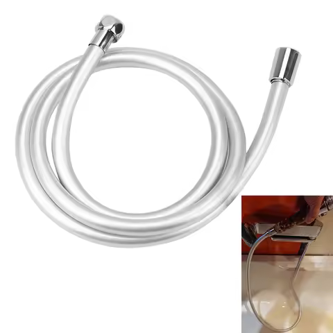 1.2/1.5/2m Flexible High Pressure GI/2 Universal Interface Bathroom Accessories PVC Handheld Shower 