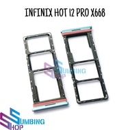 Simtray Simcard Holder infinix hot 12 Pro X668 Slot Sim Tray