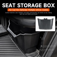 2016-2025 UTV Passenger-Side Under-Seat Box Removable Seat Storage Box For Can-Am Defender MAX HD5 H