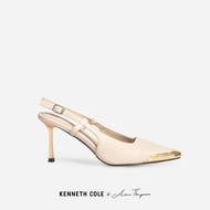 KENNETH COLE x ANNE THONGPRASOM รองเท้าส้นสูงผู้หญิง รุ่น ADIA SLINGBACKS EGG SHELL สีครีม ( HEL - K