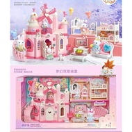 Rabbit BIG windmill Castle doll house toy house rabbit castle children's toy doll house rabbit rabbi