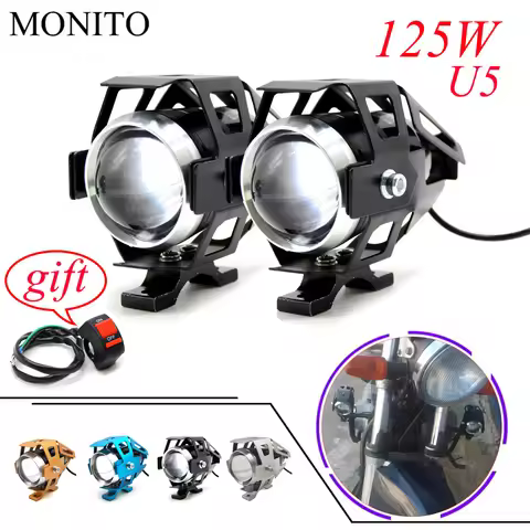 For YAMAHA XMAX 125/250/300/400 Iron Max NMAX 125 R120 Motorcycle Light LED Driving Headlight Fog Li