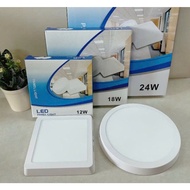 Square spotlight 18w, round spotlight 18w, spotlight size 220mm, energy saving panel light