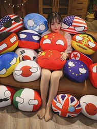 Country Ball Toys Plush Polandball Hand Warmer Pillow Countryball USSR USA FRANCE RUSSIA UK JAPAN GE