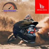 [SG Seller 🇸🇬] PSB APPROVED! MT Helmets Streetfighter Street Fighter Matt Black Motocross Dual Sport Hybrid Helmet