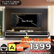 [EE LIFE DESIGN] 8 KAKI TV KABINET/  8ft x 5ft Tv Series / 8 FT Tv CABINET  /  [ FREE INSTALLATION ]